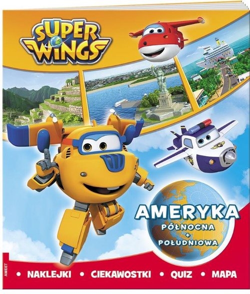 SUPER WINGS Ameryka Północna i Południowa. MAPS-303
