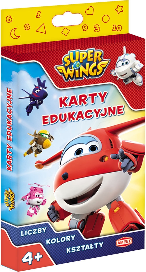 Super Wings karty edukacyjne. PCK-301