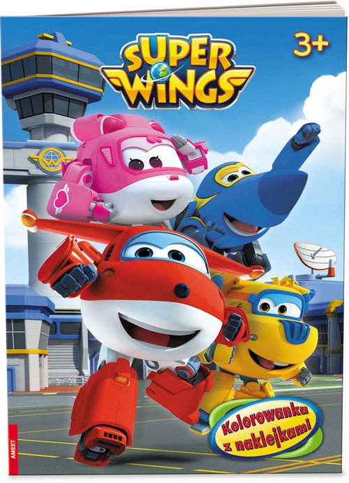 Super Wings Kolorowanka z naklejkami. NA-302