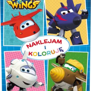 Super Wings Naklejam i koloruję