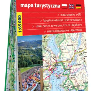 Suwalszczyzna papierowa mapa turystyczna 1:85 000