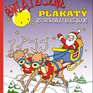 Świąteczne plakaty do kolorowania - czerwona
