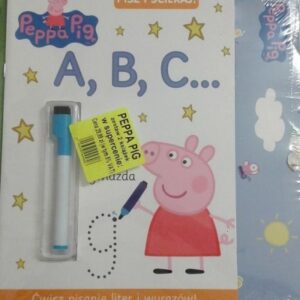 Świnka Peppa A,B,C/Porysujmy razem (zestaw)