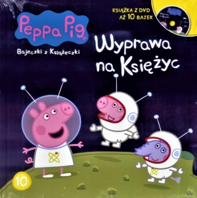 Świnka Peppa. Bajeczki z książeczki. Wyprawa na Księżyc + DVD