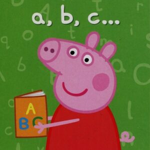 Świnka Peppa Bajkowa Akademia a b c Zestaw książek edukacyjnych