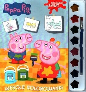 Świnka Peppa. Książka z farbkami nr 1