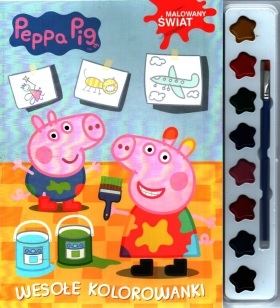 Świnka Peppa. Książka z farbkami nr 1