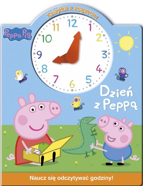 Świnka Peppa Książka z zegarem Dzień z Peppą