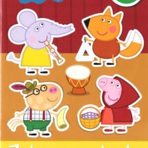 Świnka Peppa. Naklejaj raz po raz. zabawa w teatr