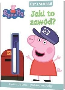 Świnka Peppa. Pisz i ścieraj! Jaki to zawód?