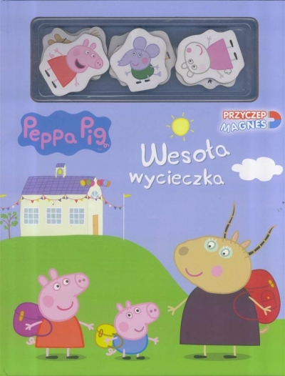 Świnka Peppa. Przyczep magnes. Wesoła wycieczka