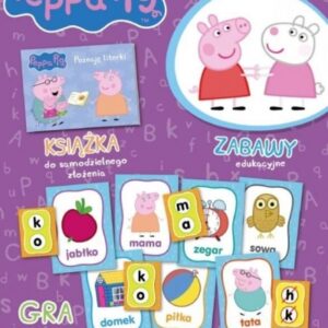 Świnka Peppa. Wypychanki. Literowe potyczki