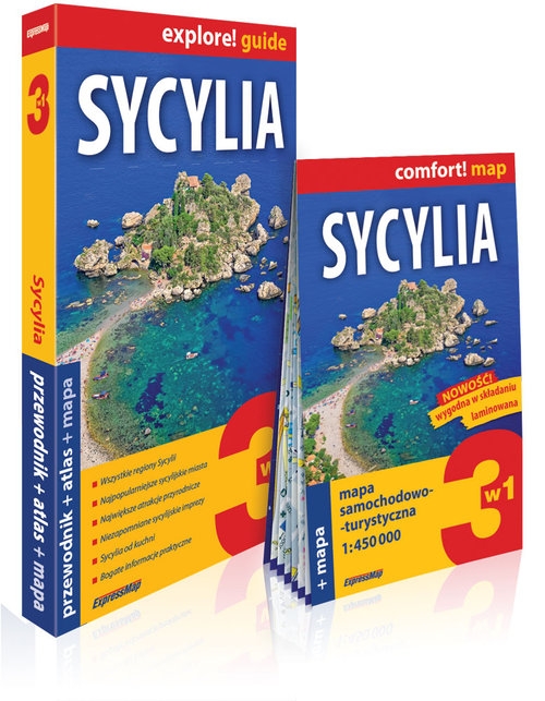 Sycylia przewodnik + atlas + mapa. explore! guide