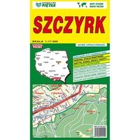 Szczyrk mapa 1:17 000