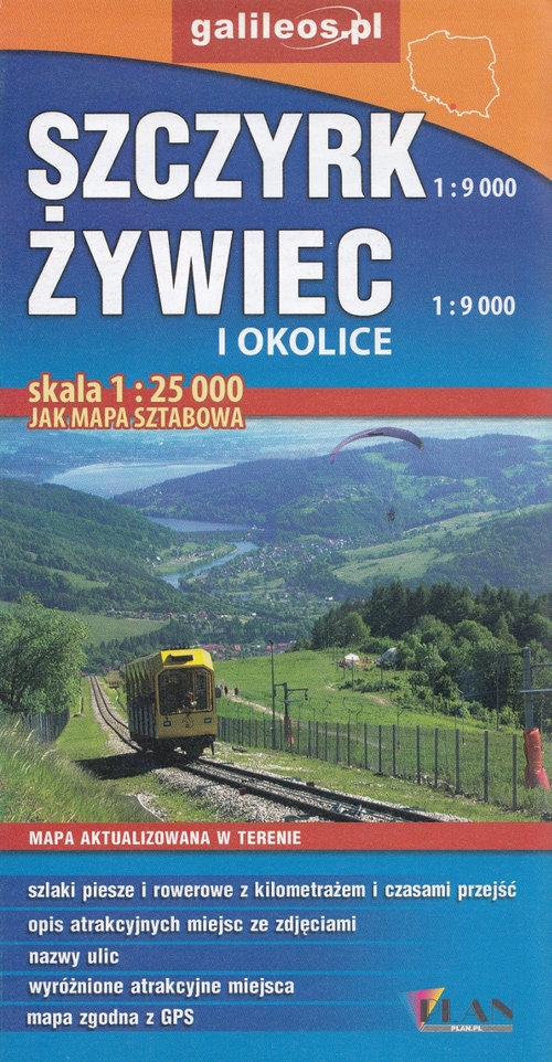 Szczyrk, Żywiec i okolice 1:9 000 / 1:25 000