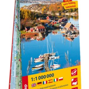 Szwecja mapa samochodowa 1:1 000 000