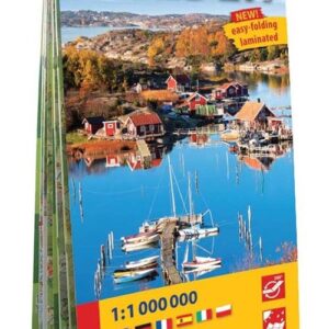 Szwecja Sweden road map 1:1 000 000