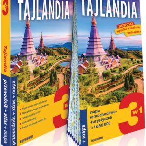 Tajlandia 3w1: przewodnik + atlas + mapa