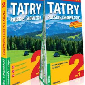 Tatry polskie i słowackie 2w1 przewodnik + mapa