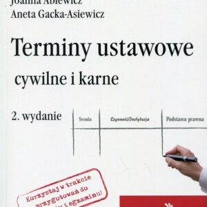 Terminy ustawowe cywilne i karne