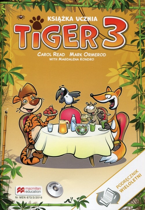 Tiger 3 Książka ucznia Podręcznik wieloletni z płytą CD