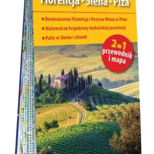 Toskania Florencja Siena Piza 2w1 przewodnik i mapa