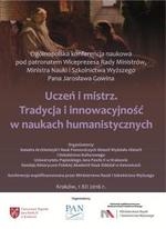 Uczeń i mistrz. Tradycja i innowacyjność w naukach humanistycznych (dvd)