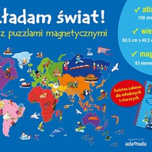 Układam świat! Atlas z puzzlami magnetycznymi