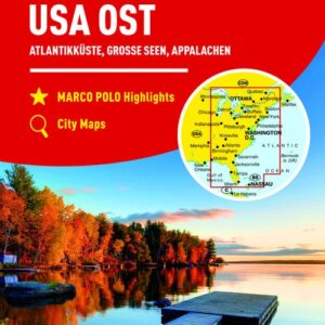 USA Wschód Appalachy Wybrzeże Atlantyckie 1:2 000 000