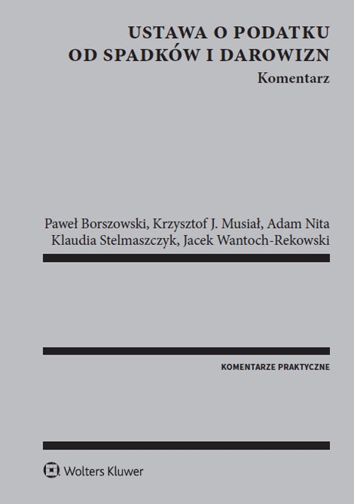 Ustawa o podatku od spadków i darowizn Komentarz