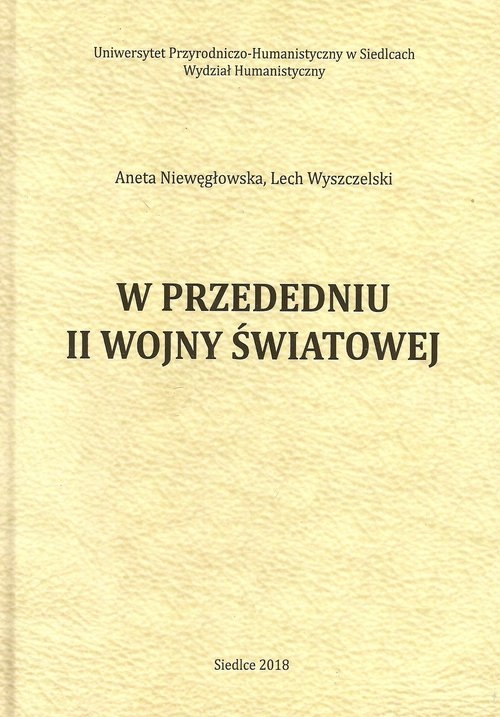 W przededniu II wojny światowej