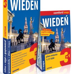 Wiedeń 3w1 przewodnik + atlas + mapa
