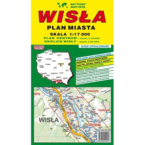 Wisła plan miasta 1:17 000