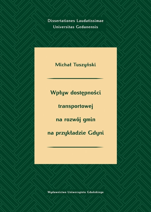 Wpływ dostępności transportowej na rozwój gmin na przykładzie Gdyni
