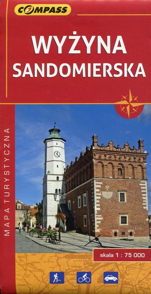 Wyżyna Sandomierska mapa turystyczna 1:75 000