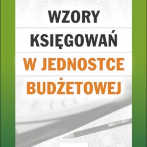 Wzory księgowań w jednostce budżetowej. JBK1330