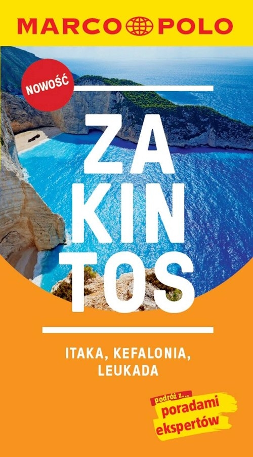 Zakintos. Przewodnik Marco Polo z mapą w etui