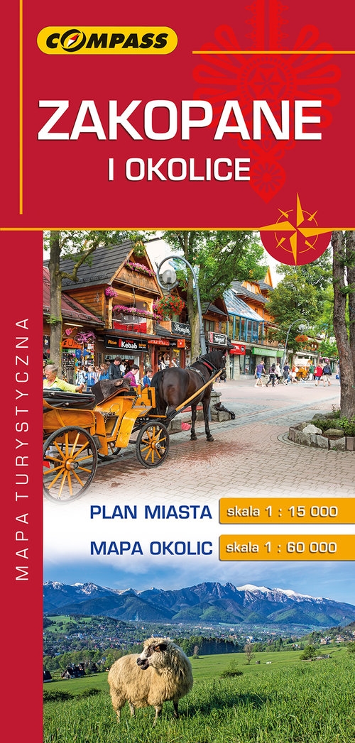 Zakopane i okolice Plan miasta 1:15 000