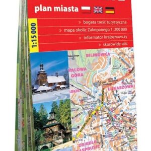 Zakopane plan miasta 1:15 000