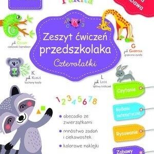 Zeszyt ćwiczeń przedszkolaka. Czterolatki