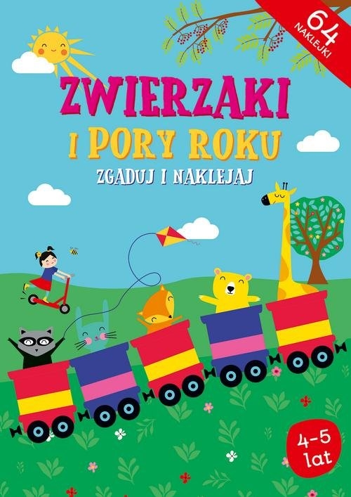 Zgaduj i naklejaj. Zgaduj i naklejaj - Zwierzaki i Pory roku