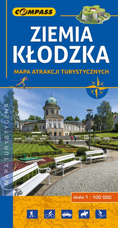 Ziemia Kłodzka. Mapa atrakcji turystycznych