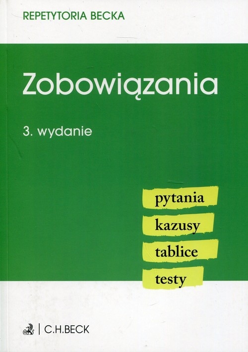 Zobowiązania. pytania kazusy tablice testy