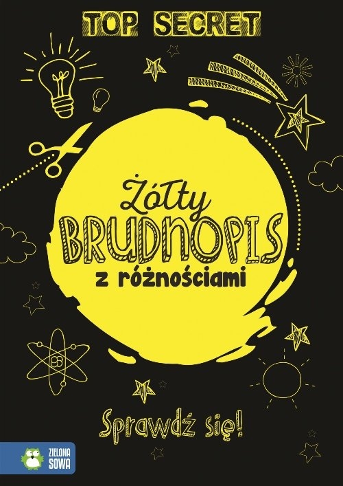 Żółty brudnopis z różnościami